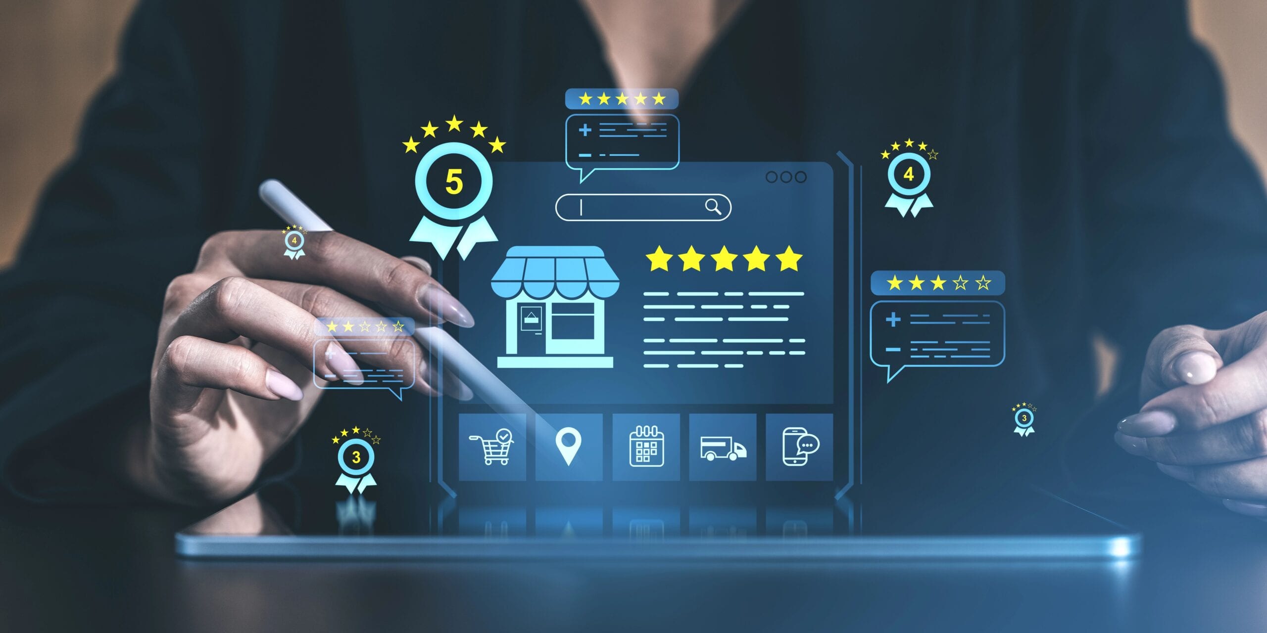 Glückliche Mitarbeiter